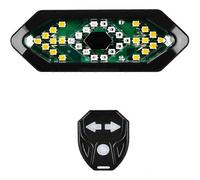Luz de giro para bicicleta con control remoto inalámbrico, luz trasera LED para bicicleta, luz trasera con señal de giro para