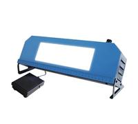 Luz de inspección de radiografía portátil con visera e interruptor de pie para visualización de películas NDT