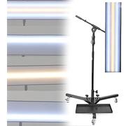 Luz de inspección para mantenimiento del coche y eliminación de abolladuras sin pintura, kit de lámpara LED PDR Line Board con soporte ajustable, 3 tiras para trabajos de reparación efectivos