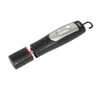Luz De Inspección Recargable Sealey 360° 7 SMD Y 3W SMD LED Negra De Litio-Ion