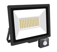 Luz De Inundación Llevada Por Inducción 10W 20W 30W 50W 75W 100W 150W 200W Con Reflector Ajustable Del Sensor PIR Al Aire Libre Pasillo, patio trasero(Nature White(3500-5500K),100W)