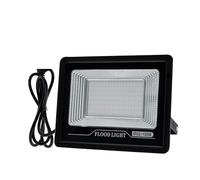 Luz De Inundación UV Lámpara Fluorescente Escenario 50W 100W Ultravioleta LED NEGRO Reflector Impermeable Decoración Fiesta Halloween Garaje en el jardín(100W WIth Plug)