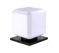 Luz de jardín de calle al aire libre Patio simple Columna de cubo Lámparas Cuadrado Impermeable A prueba de lluvia Lámpara de puerta Poste de energía Pilar Luz Patio Césped Edison Lámpara de mesa