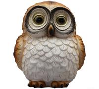 Luz de jardín de resina con sensor automático para uso en exteriores, diseñada para iluminar jardines, patios y parques con tecnología de ahorro de energía (marrón)