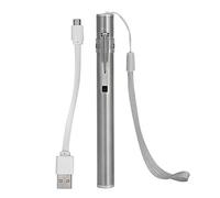 Luz de lápiz recargable, LED médica de acero inoxidable Pen Light USB Light Linterna para enfermería de enfermería de primeros auxilios