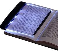 Luz de Lectura LED, Luz Nocturna, Libro en Cuña, Cuidado de los Ojos, Lámpara de Lectura, luz Marcador Portátil, Tablero de Libros Brillante para Leer en cama, Coche, Sofá,etc