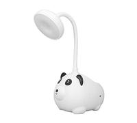 Luz de Lectura para Niños Panda, Lámpara de Escritorio Recargable de Larga Duración para el Cuidado de los Ojos para Lectores Amantes de los Libros, Base Estilo Luz de Libro LED,