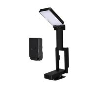 Luz de lectura recargable con clip,Lámpara Plegable USB Recargable con Luz Fría y Cálida | Lámpara de Lectura USB Pequeña - Para Niños Adultos Dormitorio Estudio Casa Escuela Estudiar Trabajar Escribi