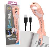 Luz de Lectura Recargable Flexilight | Marcador y Luz de Lectura 2 en 1 | Lámpara LED con Clip | Luz de Libro para Leer para Niños, Adultos | Accesorios Libros | Regalo Lectores