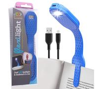 Luz de Lectura Recargable Flexilight | Marcador y Luz de Lectura 2 en 1 | Lámpara LED con Clip | Luz de Libro para Leer para Niños, Adultos | Accesorios Libros | Regalo Lectores