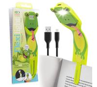 Luz de Lectura Recargable Flexilight | Marcador y Luz de Lectura 2 en 1 | Lámpara LED con Clip | Luz de Libro para Leer para Niños, Adultos | Accesorios Libros | Regalo Lectores