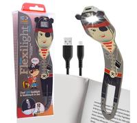 Luz de Lectura Recargable Flexilight | Marcador y Luz de Lectura 2 en 1 | Lámpara LED con Clip | Luz de Libro para Leer para Niños, Adultos | Accesorios Libros | Regalo Lectores