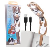 Luz de Lectura Recargable Flexilight | Marcador y Luz de Lectura 2 en 1 | Lámpara LED con Clip | Luz de Libro para Leer para Niños, Adultos | Accesorios Libros | Regalo Lectores