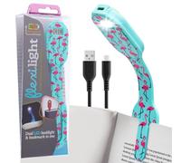 Luz de Lectura Recargable Flexilight | Marcador y Luz de Lectura 2 en 1 | Lámpara LED con Clip | Luz de Libro para Leer para Niños, Adultos | Accesorios Libros | Regalo Lectores