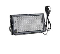 Luz De LED NEGRO UV For Exteriores, 100W, 200W, 300W, Resistente Al Agua, For Escenario, Baile, Luz Ultravioleta Negra, Reflector For Brillar En La Decoración De Fiesta Focos LED(100W With Plug)