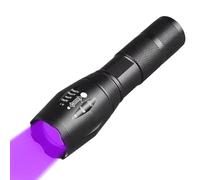 Luz de linterna UV, Linterna ultravioleta | Linterna LED UV Linterna violeta con luz blanca - Detector de luz negra de mano, potente antorcha para dinero