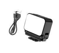 Luz de llenado de cámara de temperatura ajustable de 3 colores, 4 niveles de brillo para sesiones al aire libre, equipo de iluminación de fotografía, luz de llenado de fotografía recargable