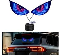 Luz de los ojos del diablo 2PCS para parabrisas de coches, led de coche USB Plug & Play con 11 modos Signe demonio para SUV Pickups Camiones RV