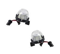 Luz de matrícula LED Riloer, 2 piezas de luz trasera para matrícula sin errores, kit de luces traseras de luz blanca de xenón compatible con Suzuki Wagon R MC# MH2# Alto HA 12# 22# HE 2# Jimny JB 23W
