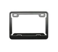 Luz de Matrícula Marco de matrícula de Aluminio para Motocicleta, Soporte Universal para matrícula Delantera y Trasera de 2 Orificios.(1)