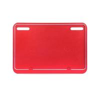 Luz de Matrícula Soporte para Marco de Montaje, Soporte para Placa matrícula Trasera, aleación Aluminio, Apto para Kawasaki ZX4RR(Red B)