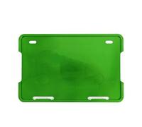 Luz de Matrícula Soporte para Marco de Montaje, Soporte para Placa matrícula Trasera, aleación Aluminio, Apto para Kawasaki ZX4RR(Green A)