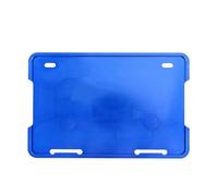 Luz de Matrícula Soporte para Marco de Montaje, Soporte para Placa matrícula Trasera, aleación Aluminio, Apto para Kawasaki ZX4RR(Blue A)