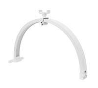 Luz de Media Luna de 22 Pulgadas con Soporte para Teléfono, Lámpara de Escritorio para Uñas Plegable, Luz de Pestañas de 20 W, 3200-5600 K, 1500 Lm, Control de Panel Táctil, para