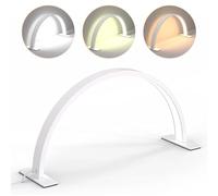 Luz de Media Luna, Luz de Pestañas para Escritorio de Uñas, Lámpara LED de Luna, Tecnología de Pestañas, Luces de Maquillaje para Maquilladores, Lámpara de Esteticistas (Enchufe