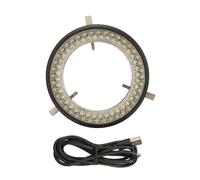 Luz de microscopio LED de alta concentración, 80 LED, alto enfoque, brillo ajustable, funcionamiento fresco, sin sobrecalentamiento, luz LED de microscopio de baja temperatura
