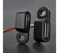 Luz de motocicleta Intermitentes Para Motocicleta, Luz Para Manillar De Motocicleta, Lámpara De Señal Ámbar, Intermitente Secuencial De 12V Para Harley, Para Davidson, Accesorios Para Touring(Nero)