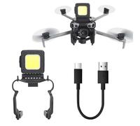 Luz de navegación LED para DJI Mini 5 Pro, cubierta protectora de cardán 2 en 1 con 3 modos de luz para vuelo nocturno, protector de cámara anticolisión para accesorios de dron
