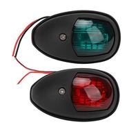 Luz de Navegación para Yates, bajo Consumo de Energía, Fácil de Notar para Puertos con Barcos de Excursión, Barcos Flotantes, Barcos de Pesca (Black)