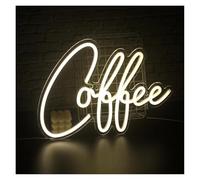 luz de neón de dormitorio Para neón Luz Taza de café Luminoso LED Signo Para Fiesta Boda Tienda Cumpleaños Reunión Habitación Mural Personalidad Arte Decoración Pared(C)