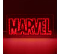 Luz de neón LED Marvel - Producto oficial, luz independiente o montada en la pared, decoración para sala de juegos y memorabilia de cine