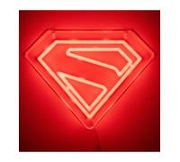 Luz de neón led para montaje en pared paladone superman
