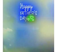 Luz de neón para el día del padre, letrero de neón personalizado para papá, regalos personalizados, arte del día del padre, decoración de festival de fiesta familiar, regalo para papá