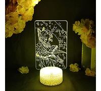 Luz de noche 3D LED Lámpara de anime Manga Demon Slay & er Figurita Luz de noche destacada Decoración de dormitorio Kawaii Harajuku Girls Gift -7 colores