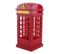 Luz de noche LED, Lámpara de noche LED de cabina telefónica retro de Londres, Luz de noche de cabina telefónica clásica Sensor táctil Regulable Lámpara de escritorio LED amarilla para dormitorio Dormi