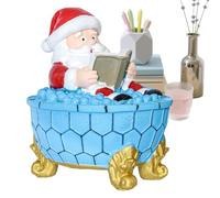 Luz de noche navideña - Lámpara de estado de ánimo LED USB, luz de escritorio de baño de burbujas de Papá Noel para un ambiente , herramienta decorativa fácil de usar para mesita de noche, est