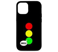 Luz de parada verde fiesta para solteros Color divertido sonrisa verde Carcasa para iPhone 12/12 Pro