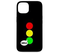 Luz de parada verde fiesta para solteros Color divertido sonrisa verde Carcasa para iPhone 13