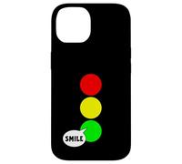Luz de parada verde fiesta para solteros Color divertido sonrisa verde Carcasa para iPhone 14
