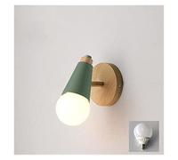 Luz de pared, Apliques de pared, luces de pared modernas Dormitorio minimalista Red nórdica Lámparas de pared rojas Sala de estar Fondo Pasillo de pared Pasillo Lámpara de noche creativa (Color : Gray