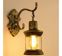 Luz De Pared Europea Antigua Linterna Creativa Lámpara Kerosene Retro Industria DESVÁN Personalidad Simple Sala Estar Estudio La Cama Americana Bar Cafetería Wall Sco, Retro