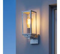Luz De Pared Exterior Licht-Erlebnisse Bagny E27 IP44 Zink Claro 1L