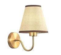 Luz de pared interior de tela americana, decoración de la pared de la cama del dormitorio, lámparas colgantes de la creatividad moderna nórdica, lámpara de montaje de pared, linterna de diseñador E27