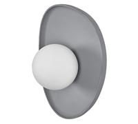 Luz de Pared Kera OSRAM G9 Hormigón y Vidrio Gris/Blanco H:26 cm Oficina
