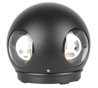 Luz De Pared LED 4W 4000K IP65 Negra - VT-834 218554