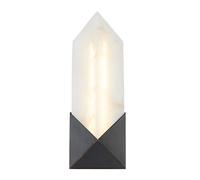 Luz De Pared LED Alabastro Bronce Antiguo Blanco 30,5 cm 220-240 V